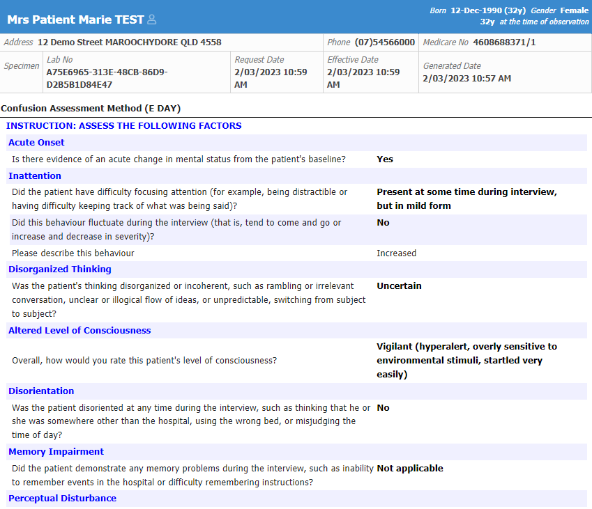 Confusion Assessment Method (CAM) - Knowledgebase - Medical-Objects ...