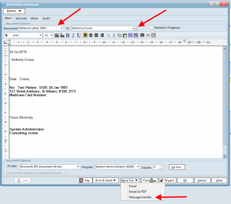 Knowledgebase > MedTech Evolution Sending > AuthorMessage.PNG