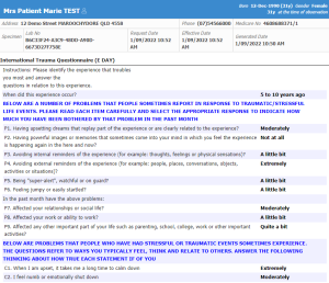 International Trauma Questionnaire (ITQ) - Knowledgebase - Medical ...